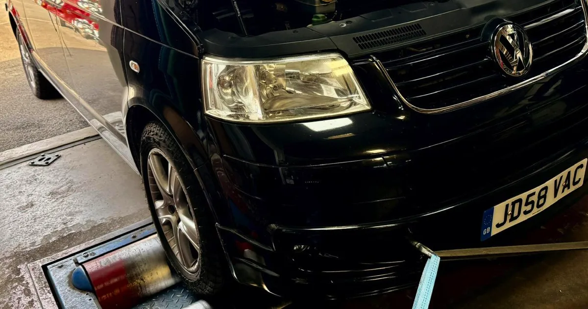 Hidden Faults Found on a VW T5 Van Rolling Road Check