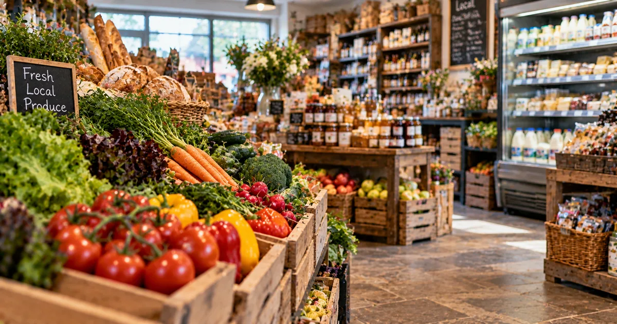 Food shops in and around Louth, Lincolnshire