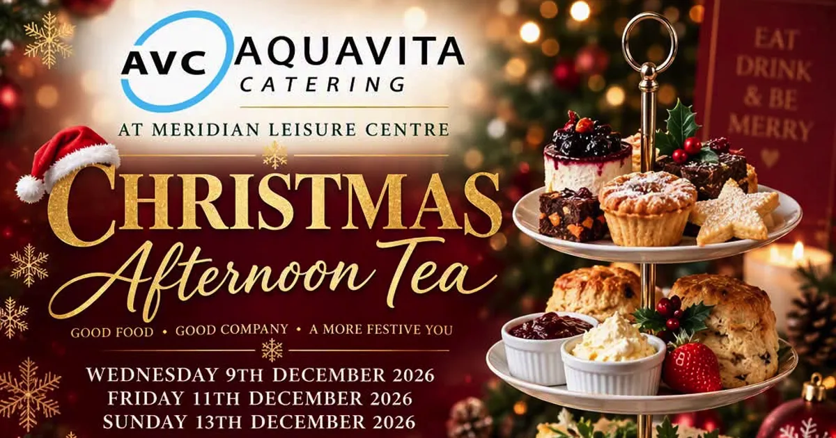 Christmas Afternoon Tea at Meridian Leisure Centre