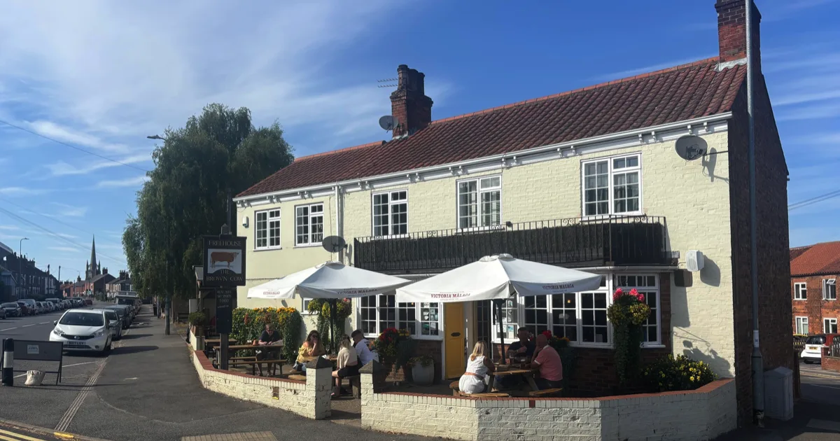 The Brown Cow Pub in Louth
