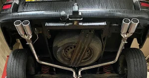 Twin Out The Rear Exhaust for VW T4