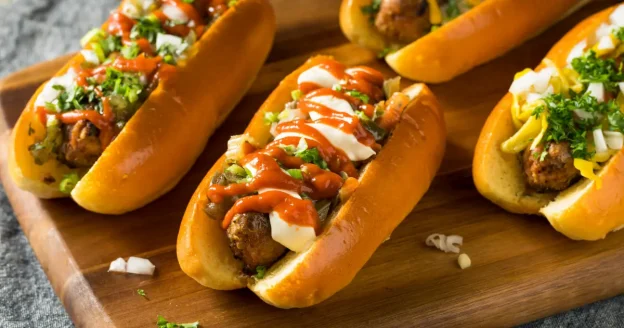 Vegan Sausage Bap