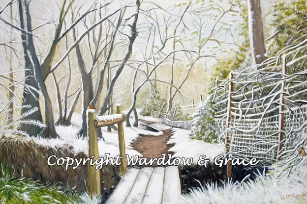 Winter Walk – Oil on Canvas