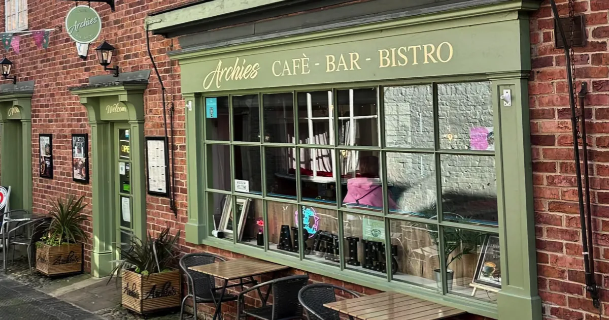Archies Cafe Bar Bistro Menu