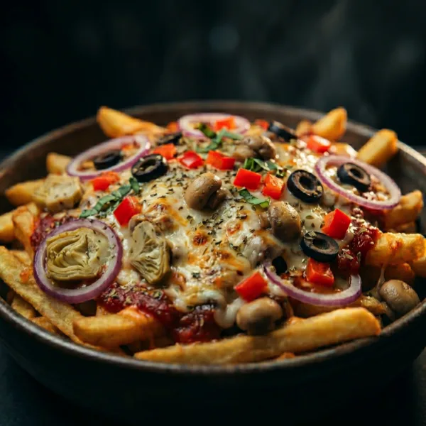 Vegan Pizza Fries