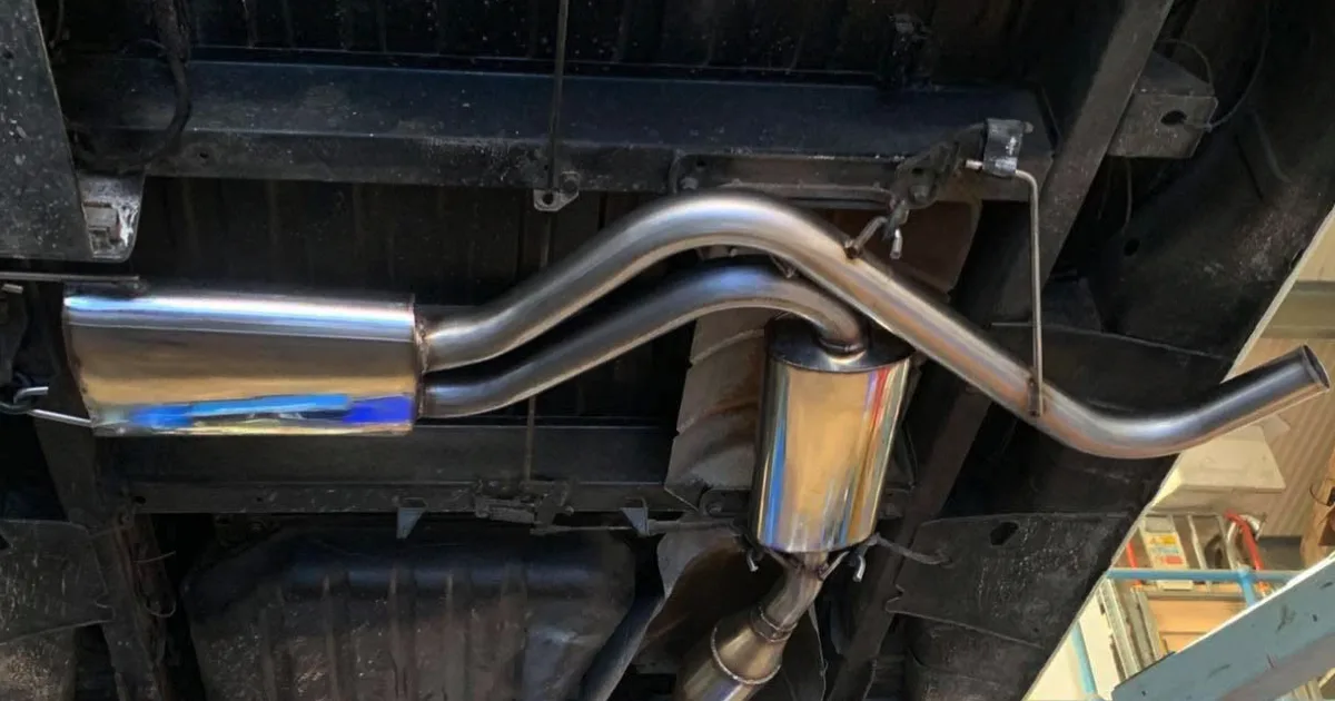 1996 Camper Gets a Stainless Steel Exhaust in Louth